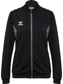 Preview: Damen Hummel Authentic Zip Jacket - Schwarz